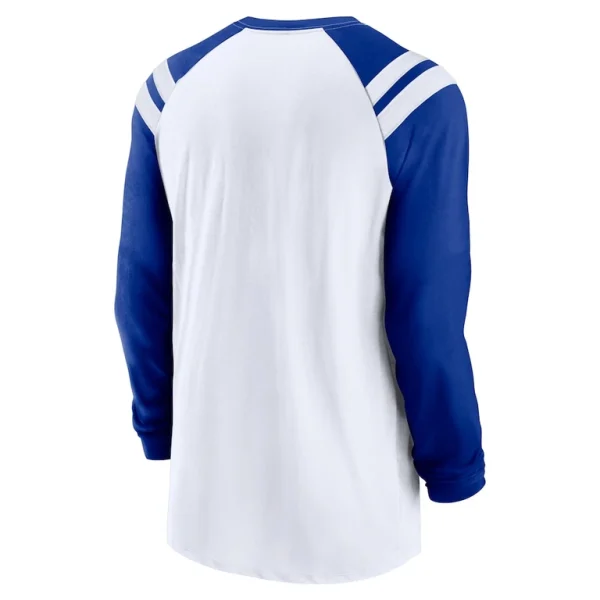 Seattle seahawks nike classic arc raglan tri blend long sleeve t shirt Whiteroyal L