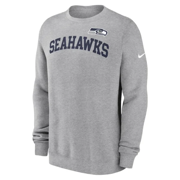 Seattle seahawks nike club pullover sweatshirt Heather gray M