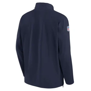Seattle seahawks nike coach half zip jacket College navy L