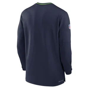 Seattle seahawks nike coach half zip sweatshirt College navy L