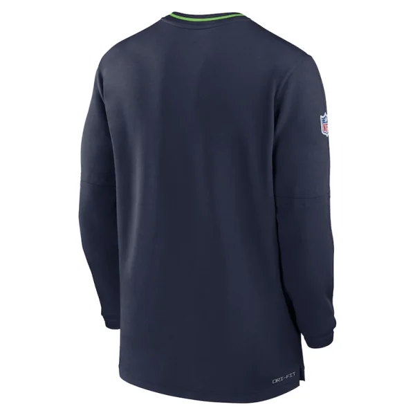 Seattle seahawks nike coach half zip sweatshirt College navy L