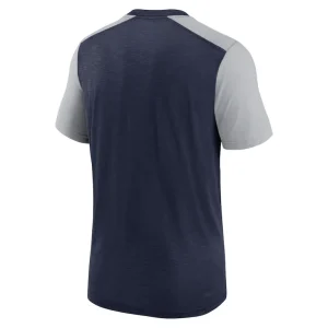 Seattle seahawks nike color block team name t shirt Heathered college navyheathered gray L