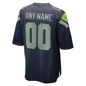 Seattle seahawks nike custom game jersey College navy L