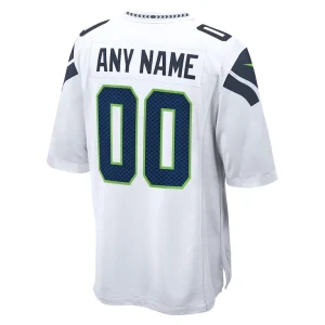 Seattle seahawks nike custom game jersey White L