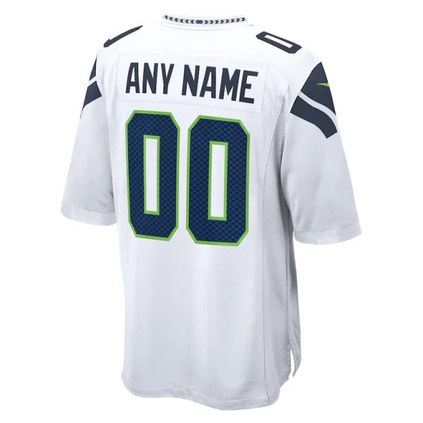Seattle seahawks nike custom game jersey White L