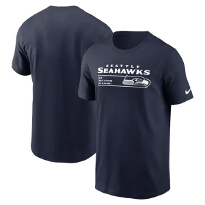 Seattle seahawks nike division essential t shirt College navy
