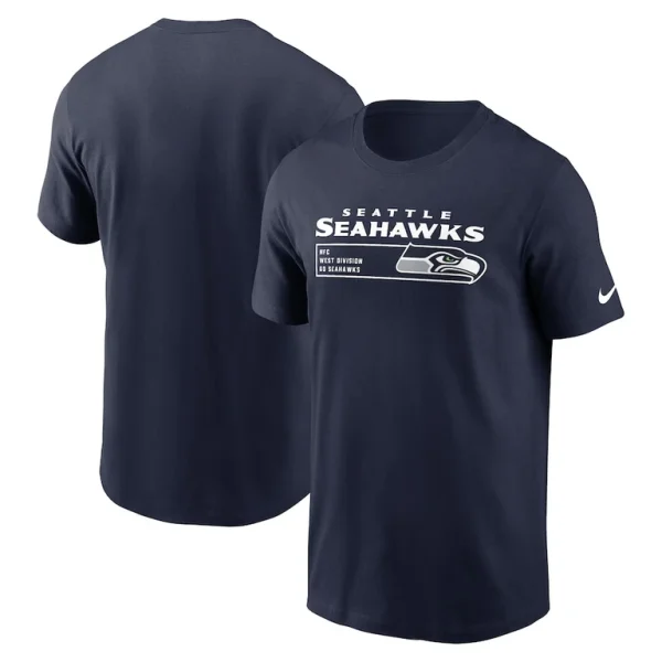 Seattle seahawks nike division essential t shirt College navy