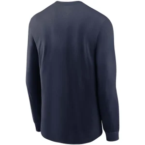 Seattle seahawks nike fan gear color bar long sleeve t shirt College navy L