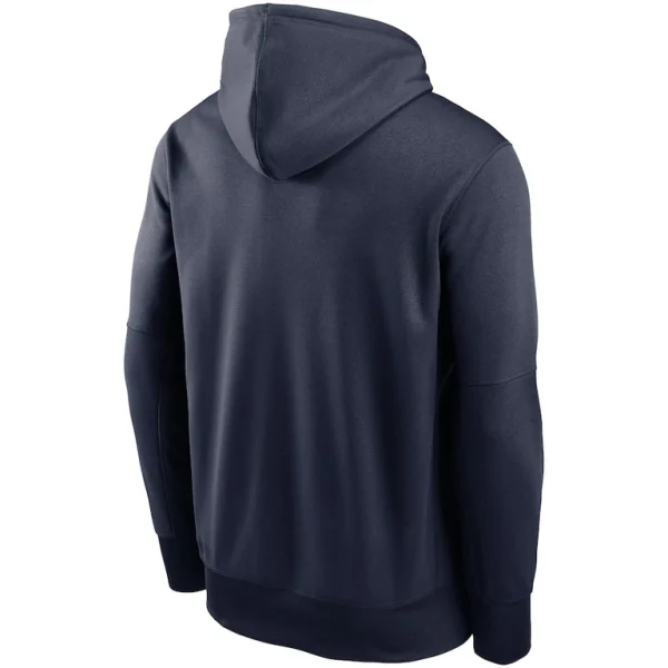 Seattle seahawks nike fan gear primary logo therma performance pullover hoodie College navy L
