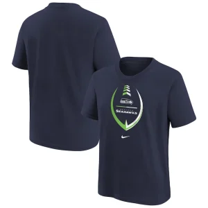 Seattle seahawks nike girls preschool icon t shirt College navy