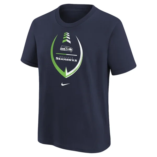 Seattle seahawks nike girls preschool icon t shirt College navy 56