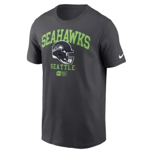 Seattle seahawks nike helmet essential t shirt anthracite Multi M