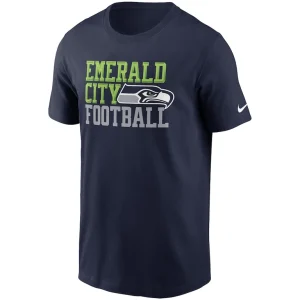 Seattle seahawks nike hometown collection emerald city t shirt College navy M