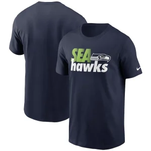 Seattle seahawks nike hometown collection team t shirt College navy