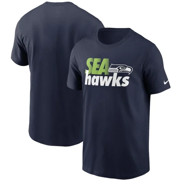 Seattle seahawks nike hometown collection team t shirt College navy