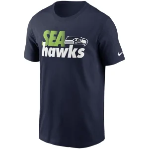 Seattle seahawks nike hometown collection team t shirt College navy M