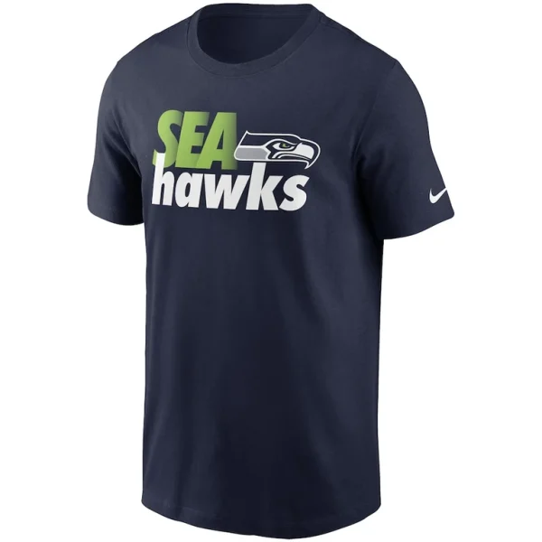 Seattle seahawks nike hometown collection team t shirt College navy M