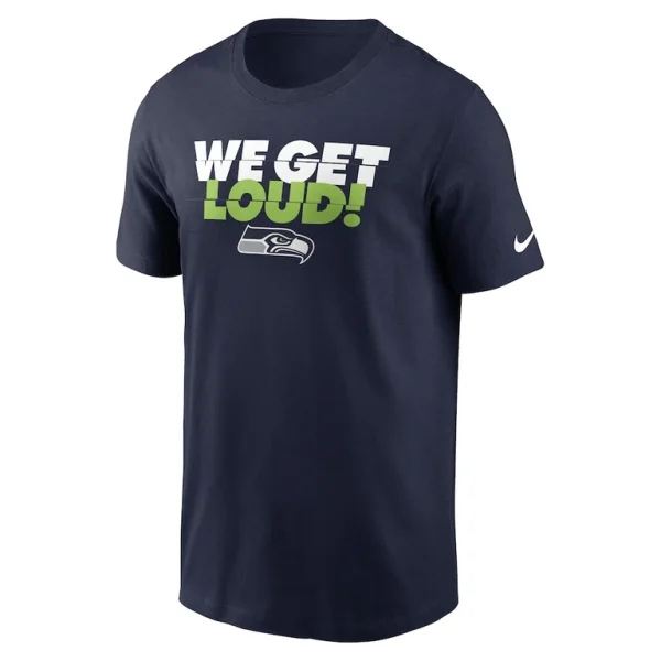 Seattle seahawks nike hometown t shirt College navy M