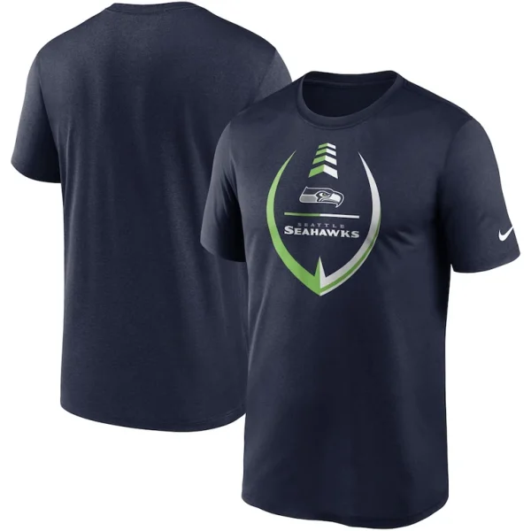 Seattle seahawks nike icon legend performance t shirt College navy