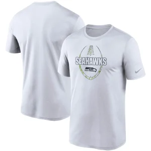 Seattle seahawks nike icon performance t shirt White