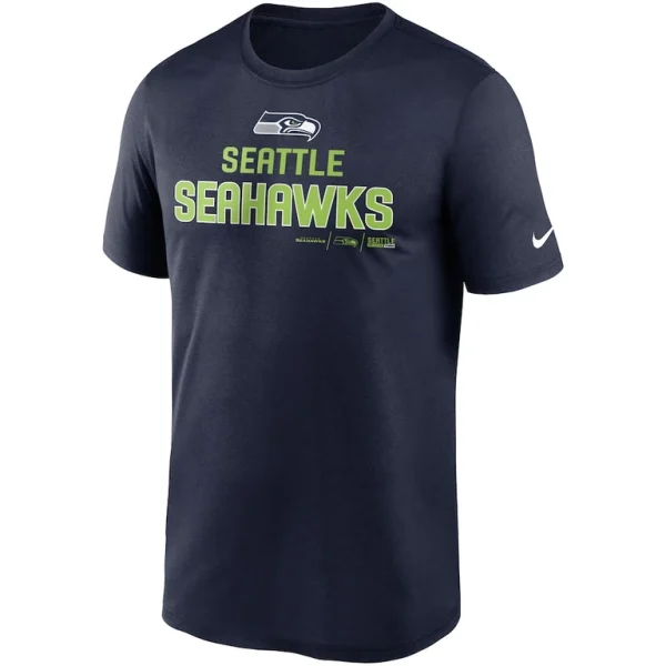 Seattle seahawks nike legend community performance t shirt College navy M
