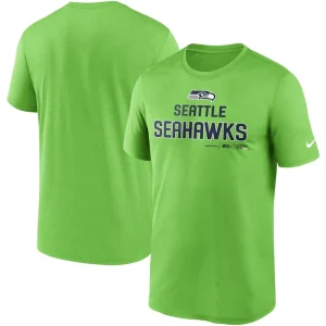 Seattle seahawks nike legend community performance t shirt Neon green