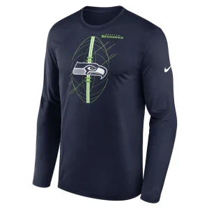 Seattle seahawks nike legend icon long sleeve t shirt College navy M