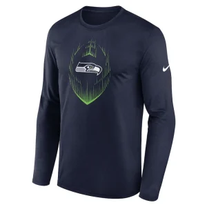 Seattle seahawks nike legend icon long sleeve t shirt College navy M