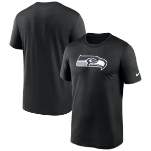 Seattle seahawks nike legend logo performance t shirt Black