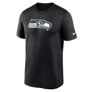 Seattle seahawks nike legend logo performance t shirt Black M