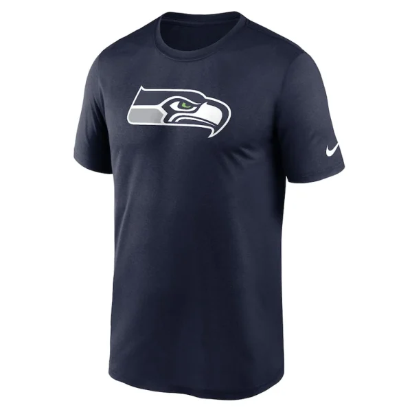 Seattle seahawks nike legend logo performance t shirt College navy M