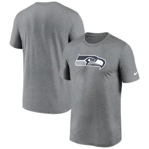 Seattle seahawks nike legend logo performance t shirt Heather charcoal