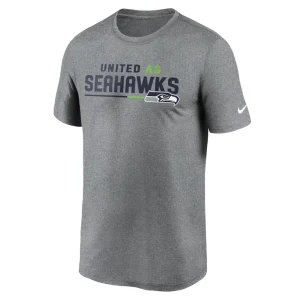 Seattle seahawks nike legend team shoutout performance t shirt Heather gray M