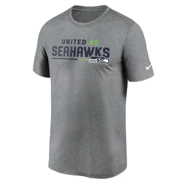 Seattle seahawks nike legend team shoutout performance t shirt Heather gray M