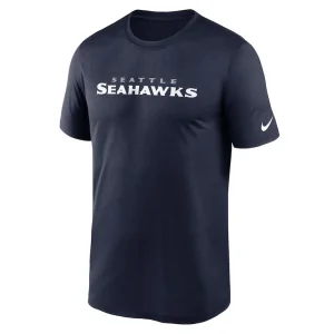 Seattle seahawks nike legend wordmark performance t shirt Navy M