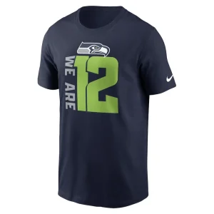 Seattle seahawks nike local essential t shirt College navy M