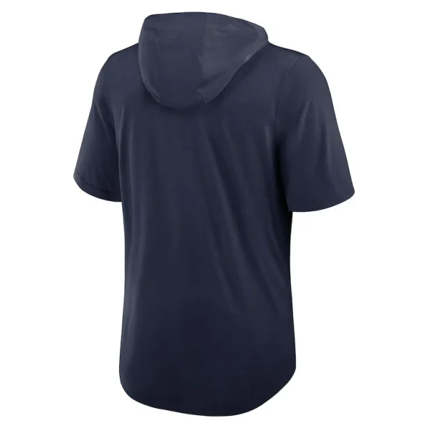 Seattle seahawks nike lockup tri blend hoodie t shirt College navy L