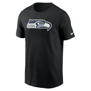 Seattle seahawks nike logo essential t shirt Black M