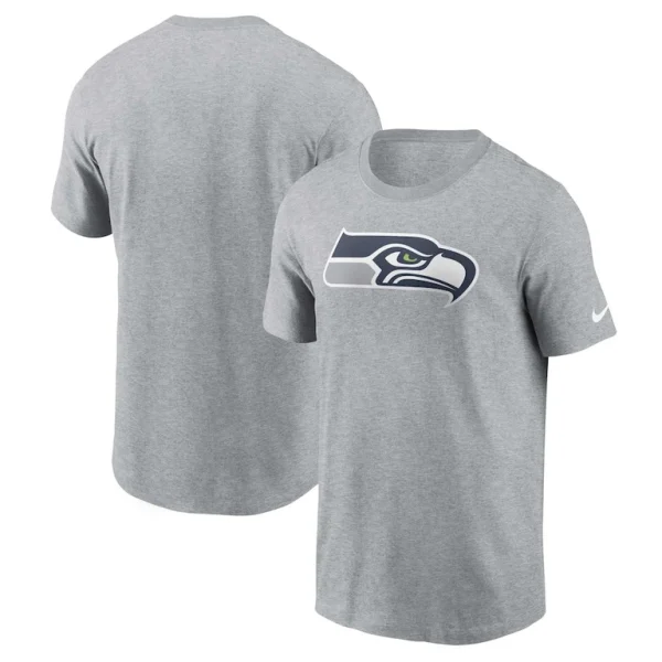 Seattle seahawks nike logo essential t shirt Gray