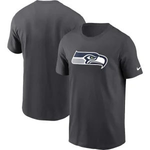 Seattle seahawks nike logo essential t shirt anthracite Multi