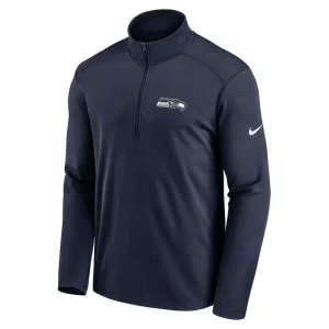 Seattle seahawks nike pacer half zip pullover College navy M