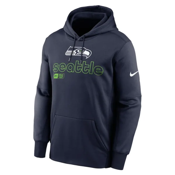 Seattle seahawks nike performance pullover hoodie College navy M