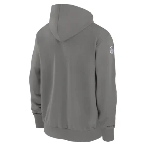 Seattle seahawks nike player full zip performance hoodie pewter Multi L