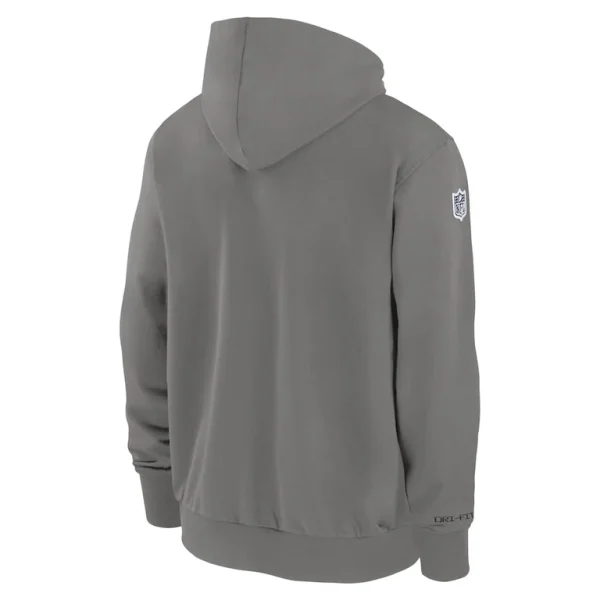 Seattle seahawks nike player full zip performance hoodie pewter Multi L