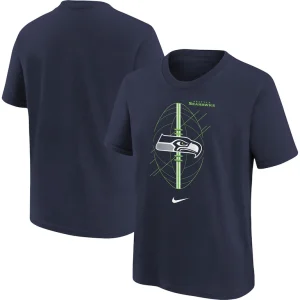 Seattle seahawks nike preschool icon t shirt Navy