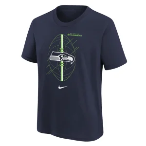Seattle seahawks nike preschool icon t shirt Navy 56