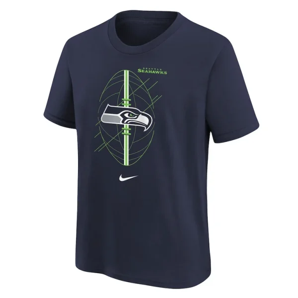Seattle seahawks nike preschool icon t shirt Navy 56