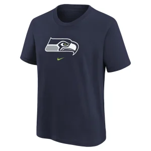 Seattle seahawks nike preschool team wordmark t shirt Navy 56
