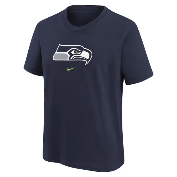 Seattle seahawks nike preschool team wordmark t shirt Navy 56