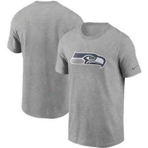 Seattle seahawks nike primary logo t shirt Heathered gray